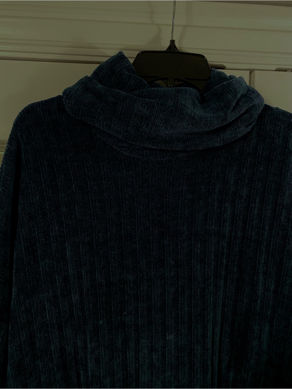 Motel Rocks Dark Teal Ribbed Turtle Neck Sweater - Picture 2 of 3